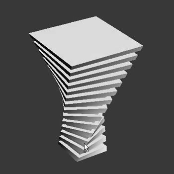 旋转造型展柜建模_3D建模教程