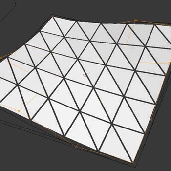 曲面三角面拼接板的建模_3D建模教程