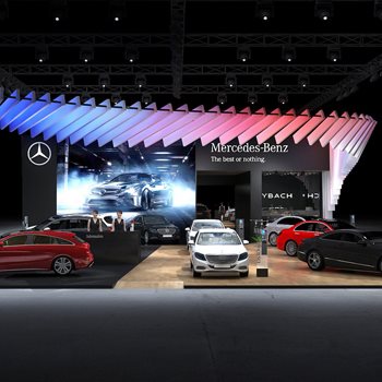 【MERCEDES BENZ】展台设计分享