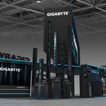 【GIGABYTE】展台设计分享