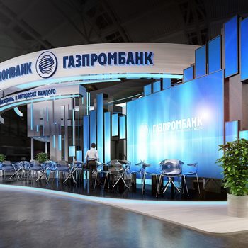 【Gazprombank】展台设计分享