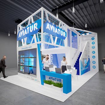 【Aviatur】展台设计分享