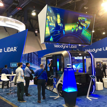 【Velodyne LiDAR】2019年1月CES展台设计分享