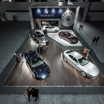 【Maserati】展台设计分享
