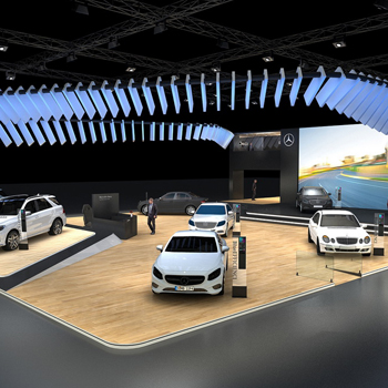 【Mercedes Benz】展台设计分享