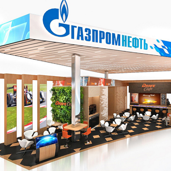 【gazprom neft】展台设计分享