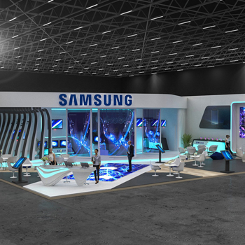【SAMSUNG】展台设计分享