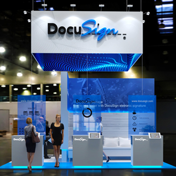 【DOCUSIGN】 国外展台设计分享