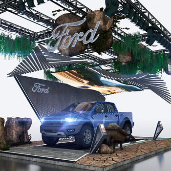 【FORD】展台设计分享