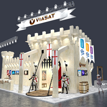 【VIASAT】展台设计分享