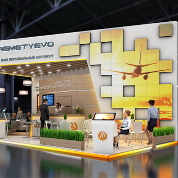 【Sheremetyevo】展台设计分享