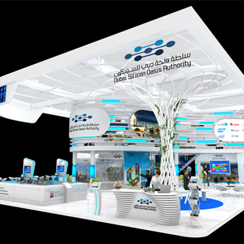 【Dubai Silicon Oasis Authority】展台设计分享