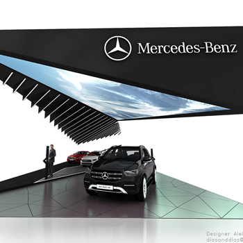 【Mercedes-Benz】展台设计分享