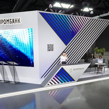 【Gazprombank】展台设计分享