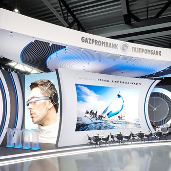 【Gazprombank】展台设计分享