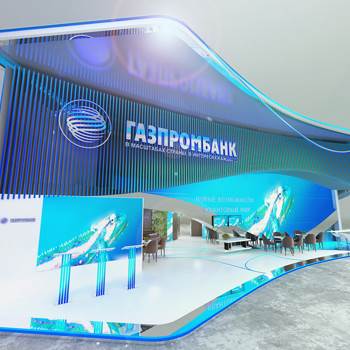 【Gazprombank】展台设计分享