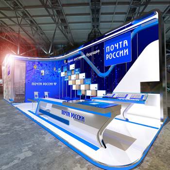 【Russian Post 】展台设计分享