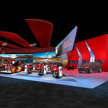 【HONDA】展台设计分享