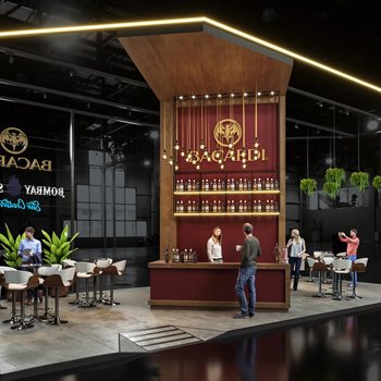 【BACARDI】展台设计分享