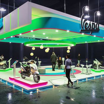 【Vespa】展台设计分享