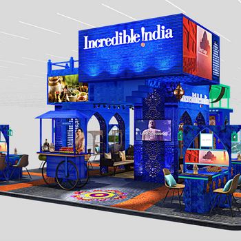 【Incredible India】展台设计分享