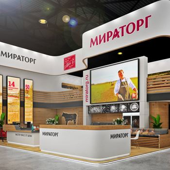 【МИРАТОРГ】展台设计分享