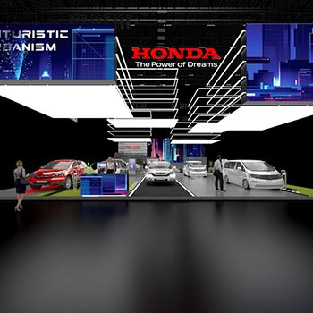【HONDA】展台设计分享