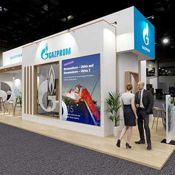 【GAZPROM】展台设计分享