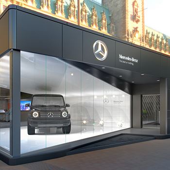 【mercedes benz】展台设计分享