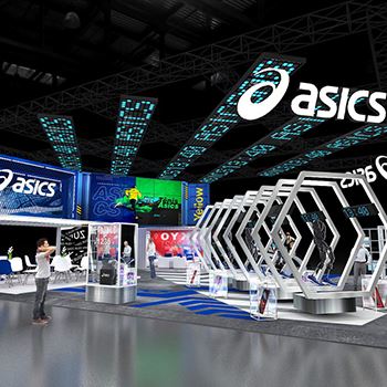 【ASICS】展台设计分享