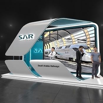 【Saudi Arabia Railways】展台设计分享