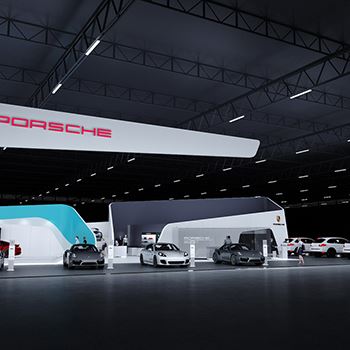 【PORSCHE】展台设计分享