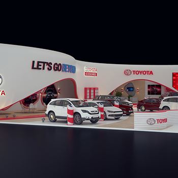 【TOYOTA】展台设计分享
