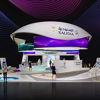 【SAUDIA Airlines】展台设计分享