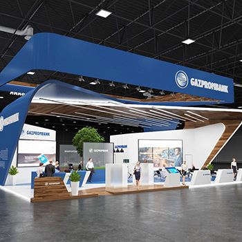 【GAZPROMBANK】展台设计分享