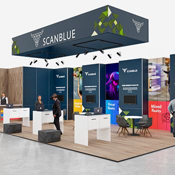 【SCANBLUE】展台设计分享