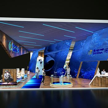 【SAUDIA】展台设计分享