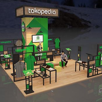 【TOKOPEDIA】展台设计分享