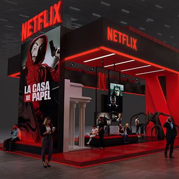 【NETFLIX】展台设计分享