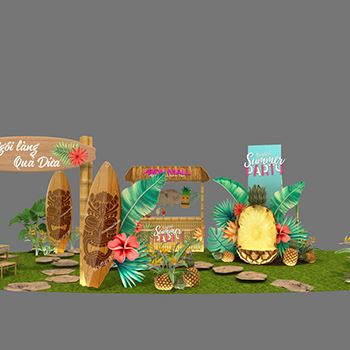 【AEONMALL TROPICAL SUMMER PARTY】活动布景设计分享