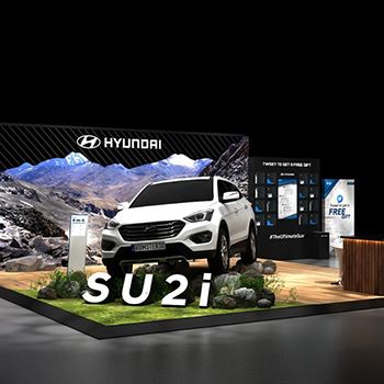 【HYUNDAI】展台设计分享