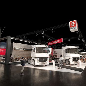 【RENAULT TRUCKS】展台设计分享