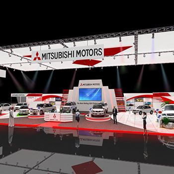 【MITSUBISHI MOTORS】展台设计分享