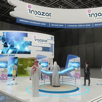 【Injazat】展台设计分享