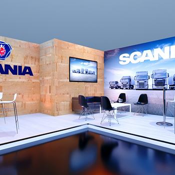 【SCANIA】展台设计分享