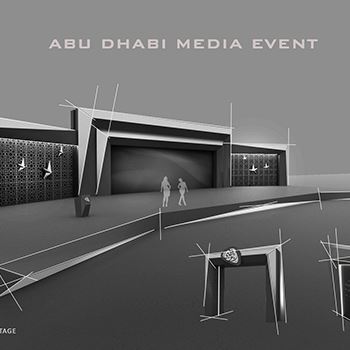 【ABU DHABI MEDIA EVENT】活动布景设计分享