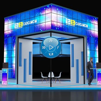 【2B cad cam cim】展台设计分享