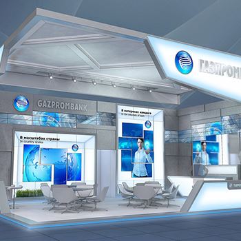 【GAZPROMBANK】展台设计分享