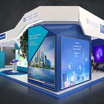 【Emirates NBD】展台设计分享