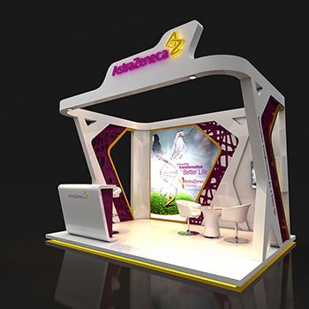 【AstraZeneca】展台设计分享